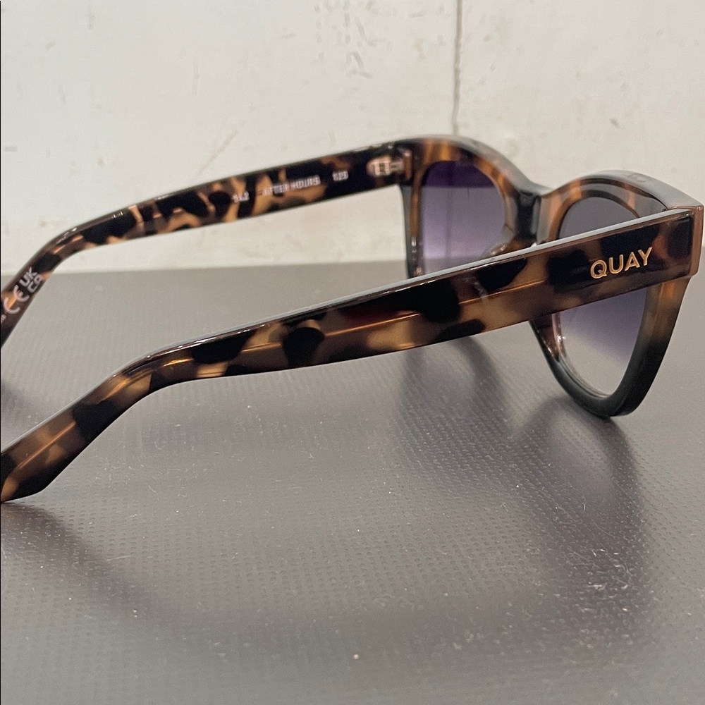 Quay Australia Brown Patterned Sunglasses